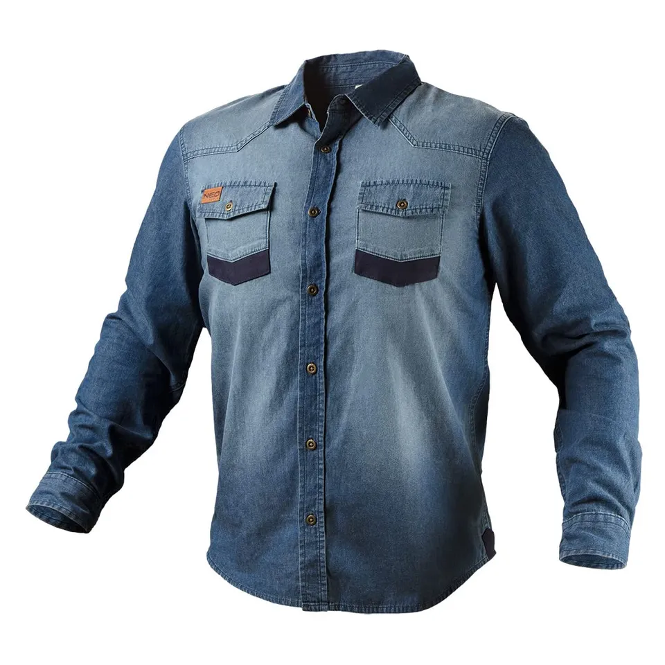 NEO TOOLS t-shirt de travail denim homme XL