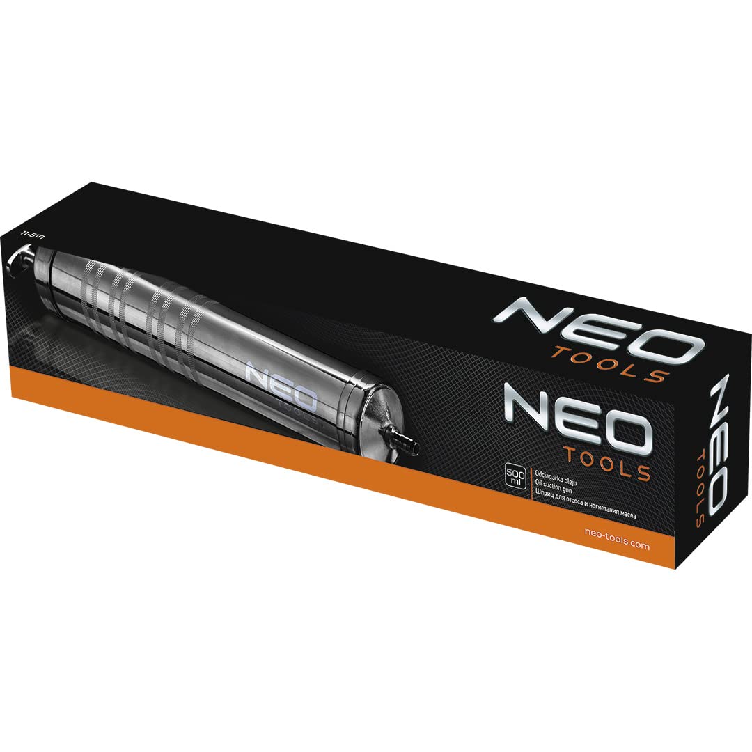 NEO TOOLS pompe d’aspiration 500 ml métal carburant