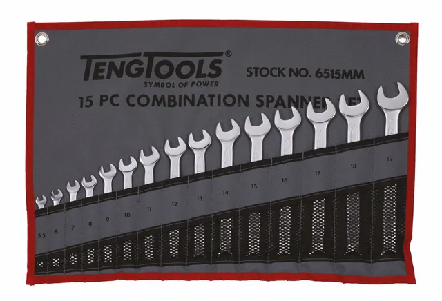 Teng Tools Jeu Clés Mixtes 5,5-19 mm 15 Pièces Trousse