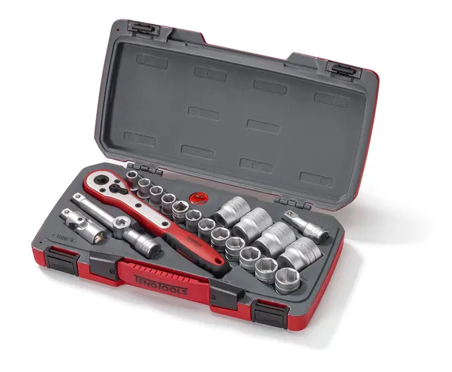 Teng Tools MECCA PRO Coffret douilles 1/2" 21 pièces 6 pans