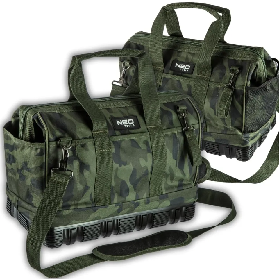 Neo Tools Camo sac à outils vide nylon 40 cm camouflage
