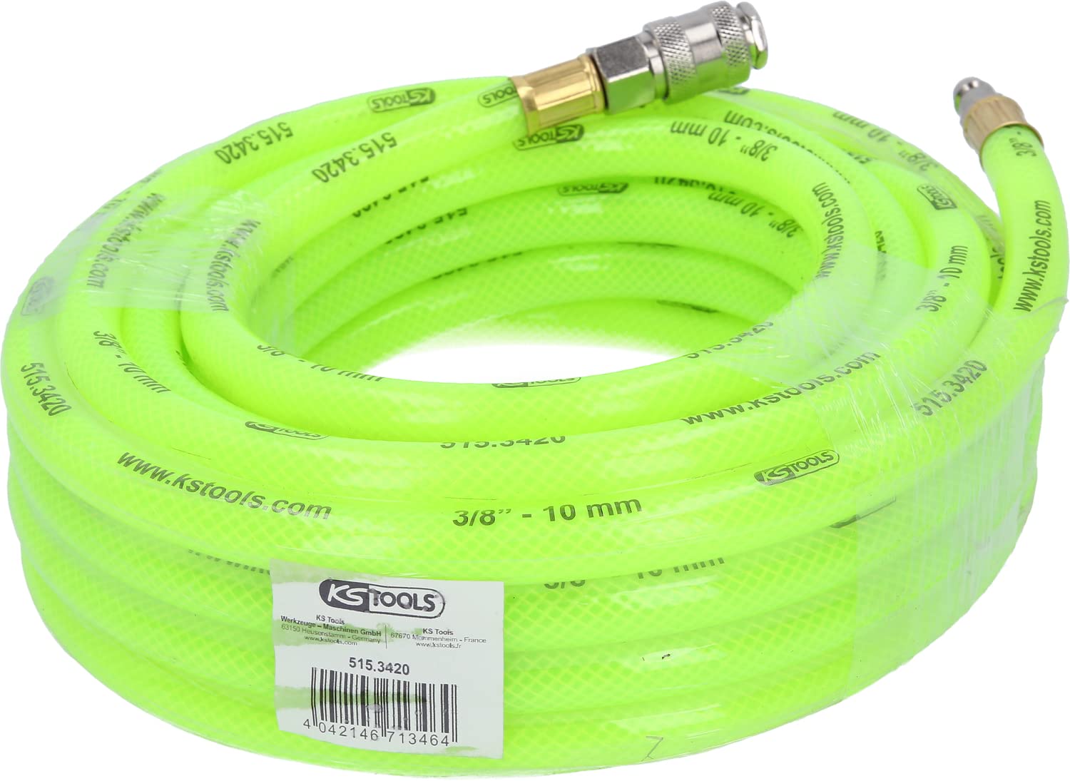 KS Tools 515.3420 tuyau air comprimé 10 m Ø 10 mm signalisation