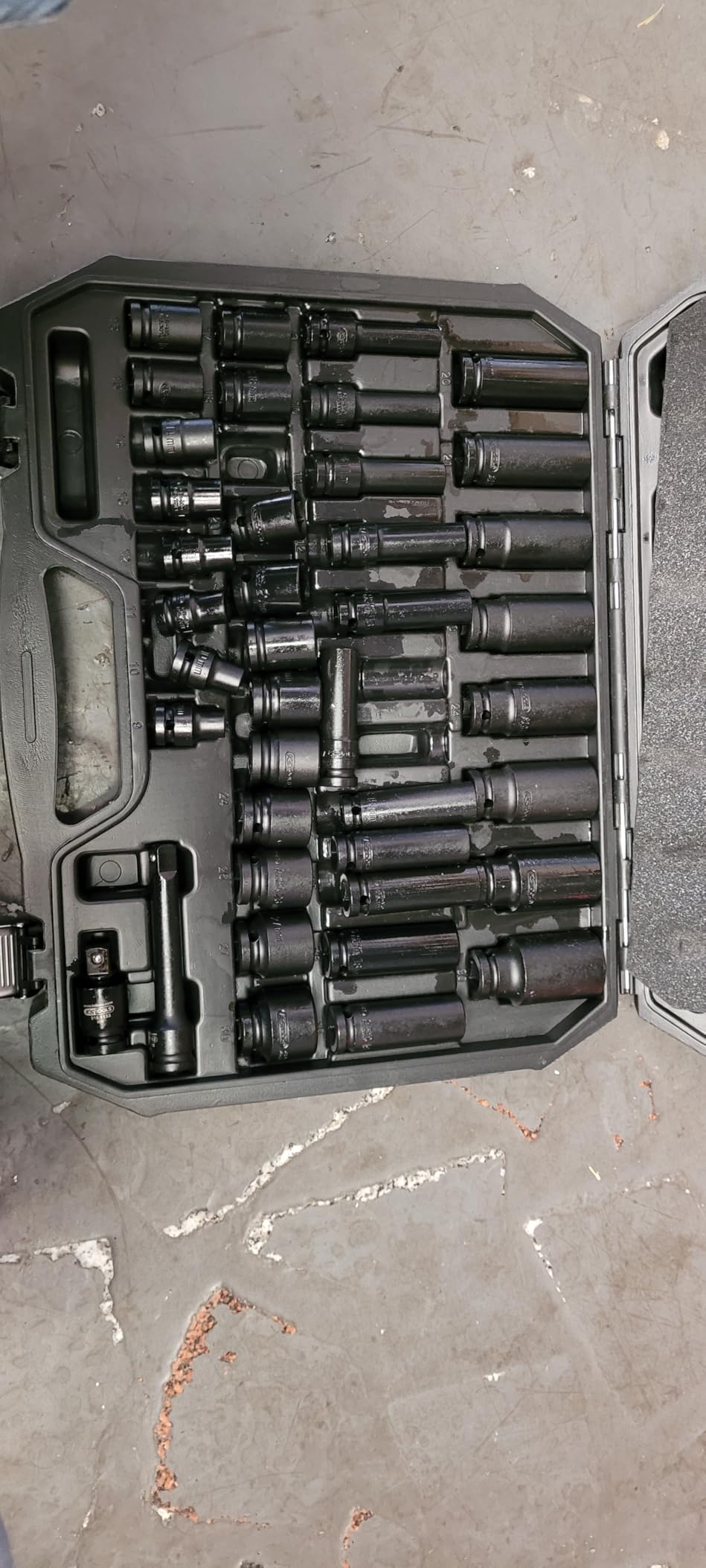 KS Tools 515.0065 Coffret douilles à choc 1/2" 40 pièces 9-30 mm