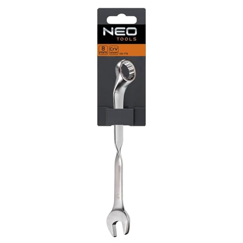 NEO TOOLS 09-779 Clé Mixte 8 mm Torsion 90° Forgée
