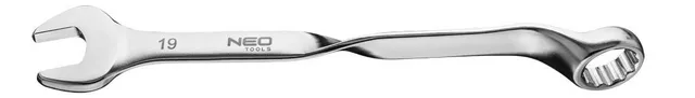 NEO TOOLS clé mixte coudée 90° 19 mm forgée