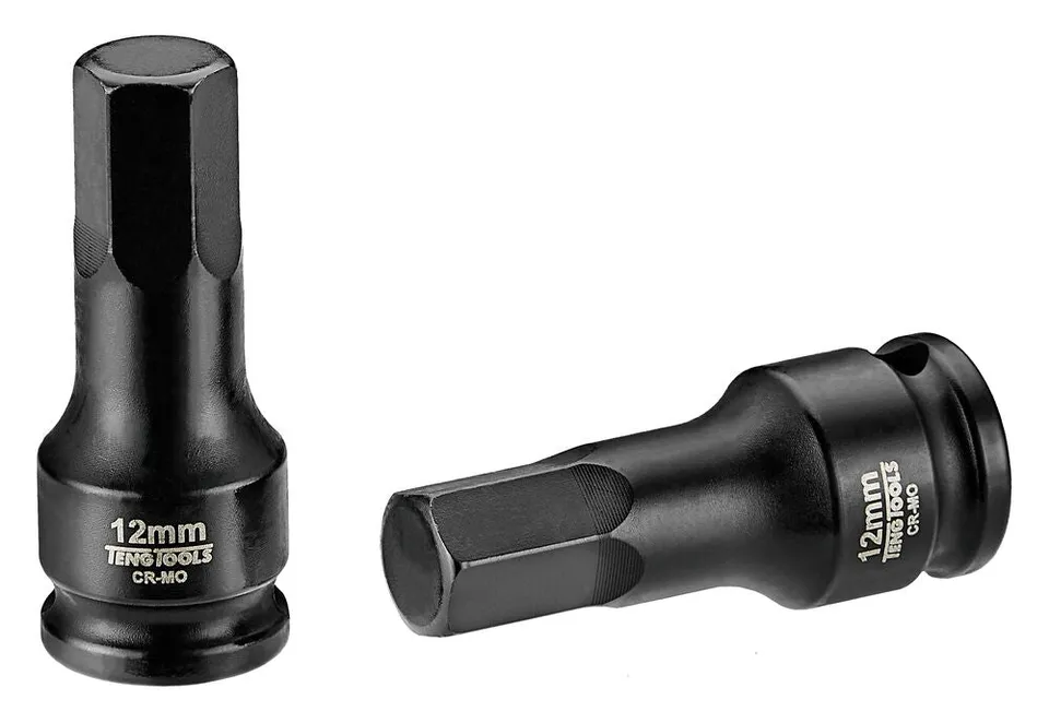 Teng Tools Douille à choc 3/8" Hex 12 mm DIN