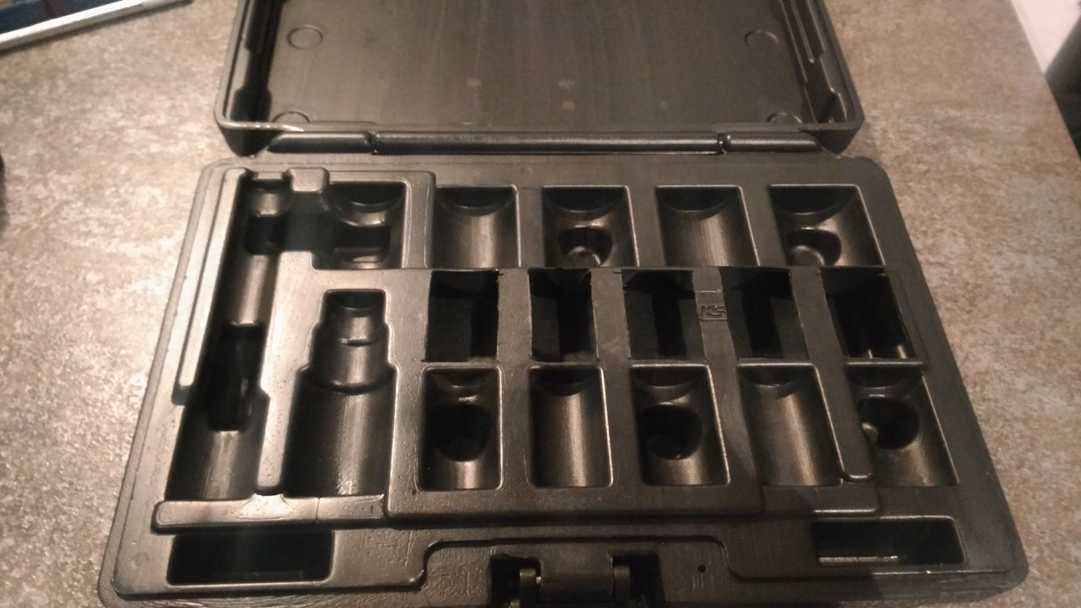 KS Tools 515.0112 Coffret douilles à choc 1/2" 12 pièces Cr-Mo