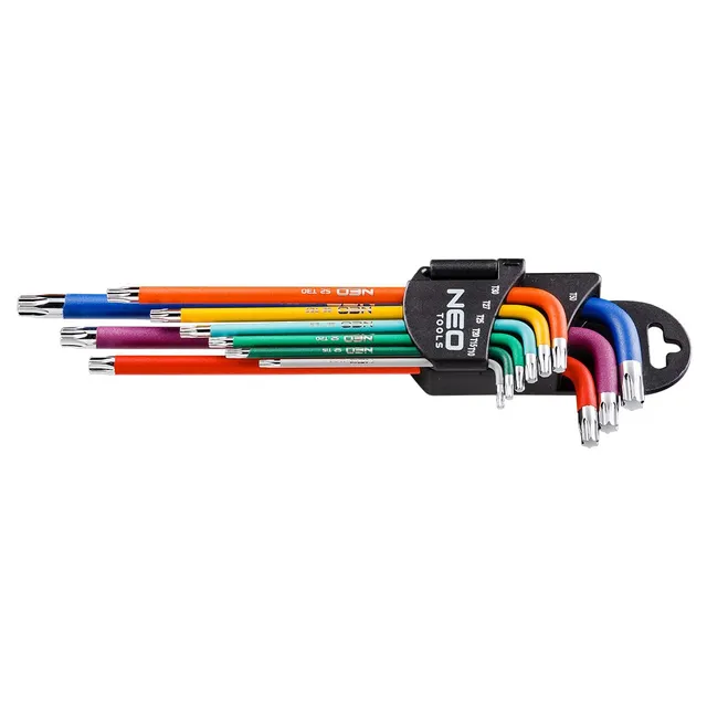 NEO TOOLS 09-518 jeu 9 clés Torx coudées