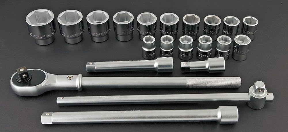 NEO TOOLS 08-061 coffret douilles 3/4 21 pièces 19-50 mm