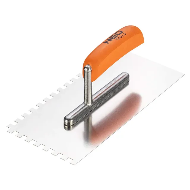 NEO TOOLS Truelle Dentelée 8x8x8 mm manche hêtre