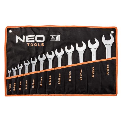 NEO TOOLS 09-852 jeu 12 clés mixtes 6-32 mm