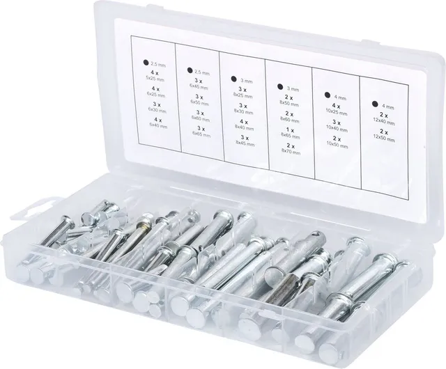 KS Tools 970.0210 assortiment goupilles sécurité 60 pièces