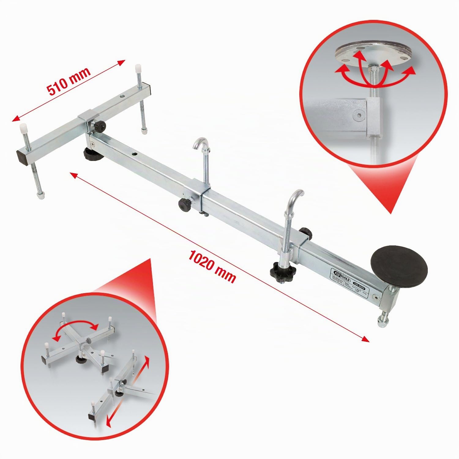 KS Tools 160.0090 traverse support moteur boîte vitesse