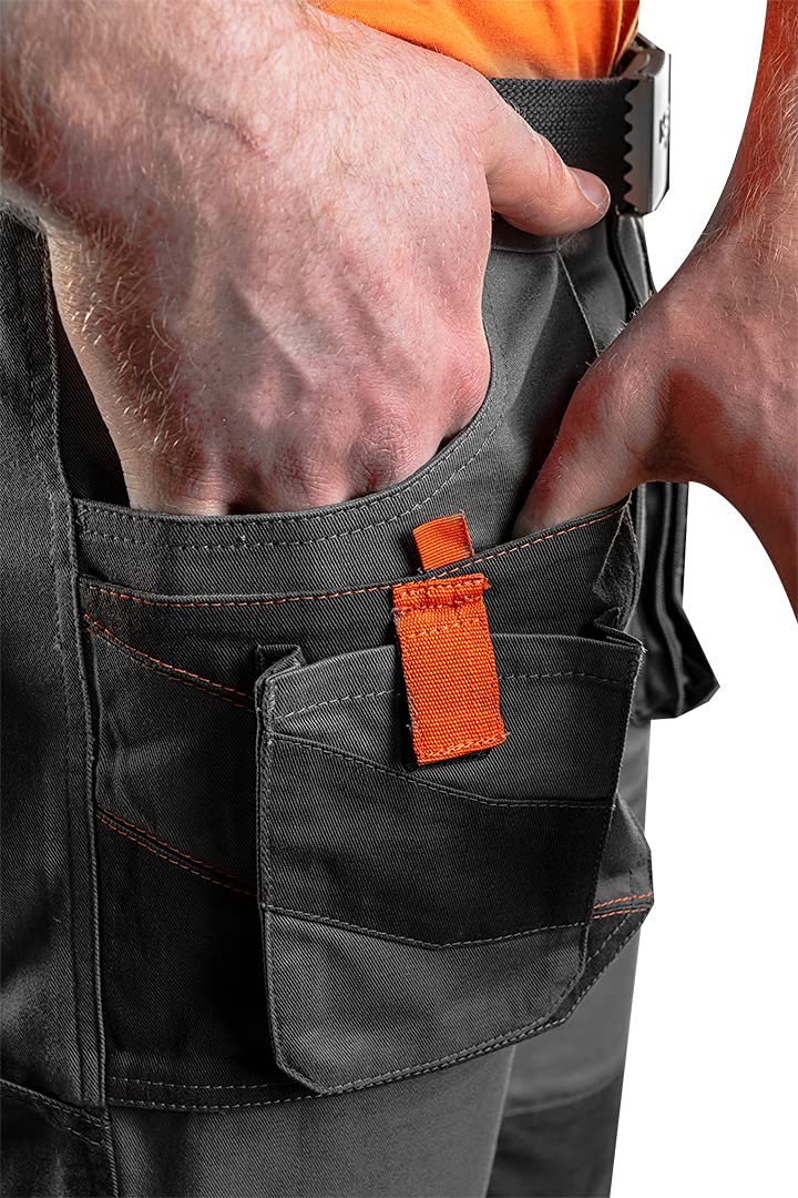 NEO Tools short de travail homme gris M coton