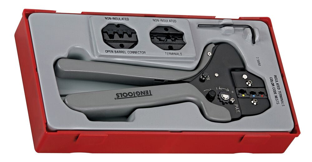 Teng Tools TT1 jeu de pinces à sertir 4 pièces cosses