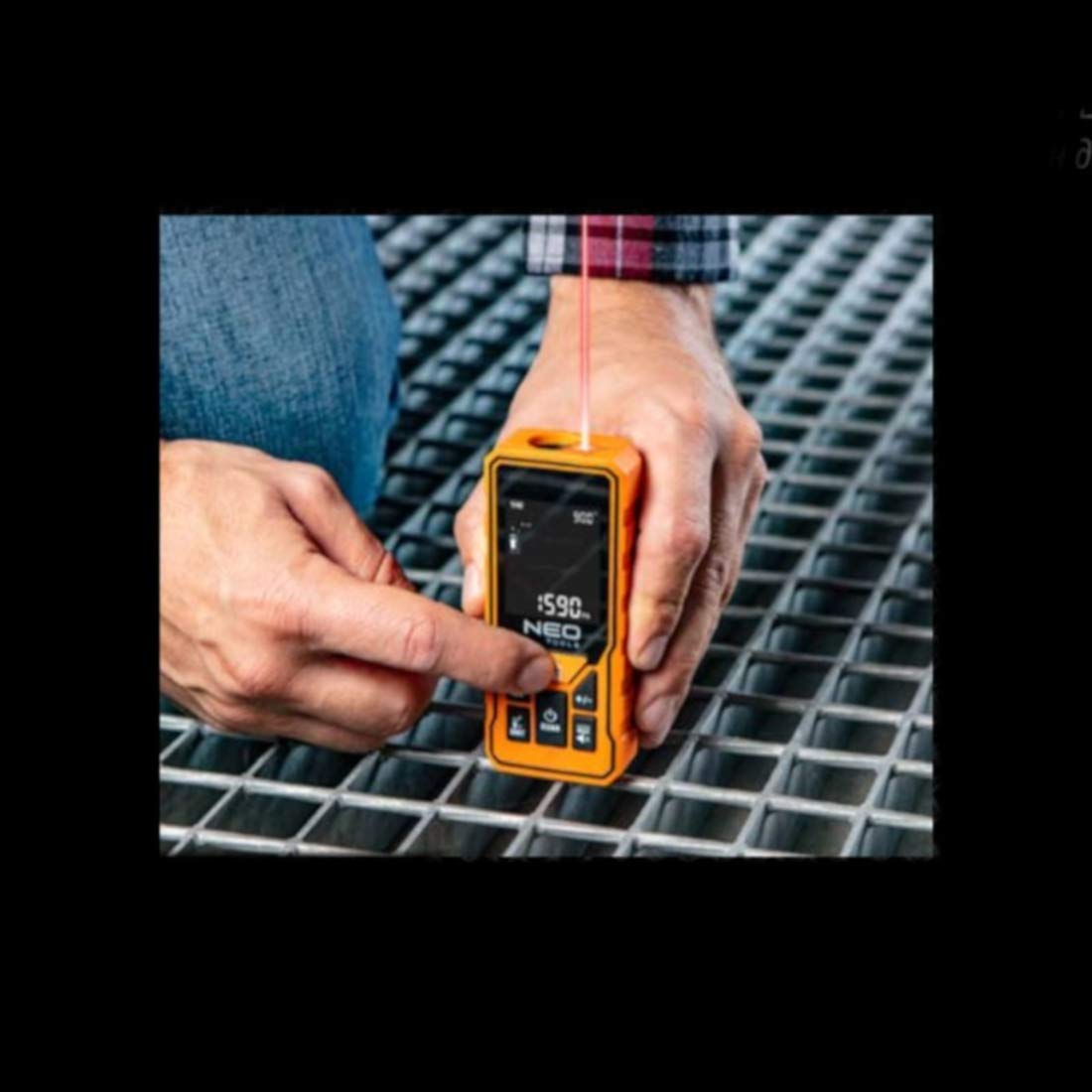 NEO télémètre laser 60 m mesureur précision 2 mm
