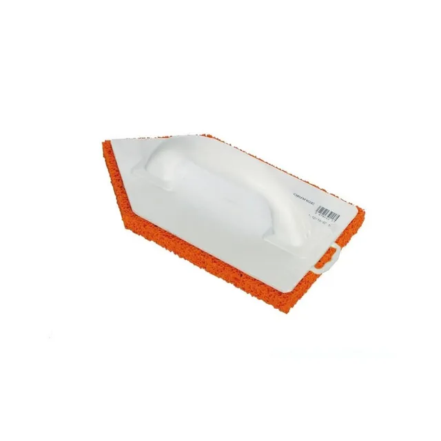 Mondelin frottoir plastique pointu spongieux orange 14x27 cm