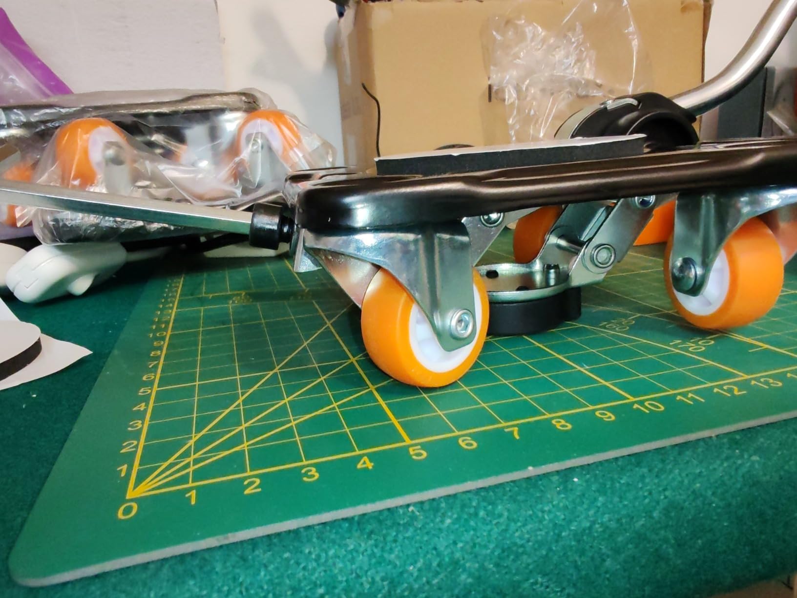ONEON Kit déplace-meuble 8 doubles roues profil bas