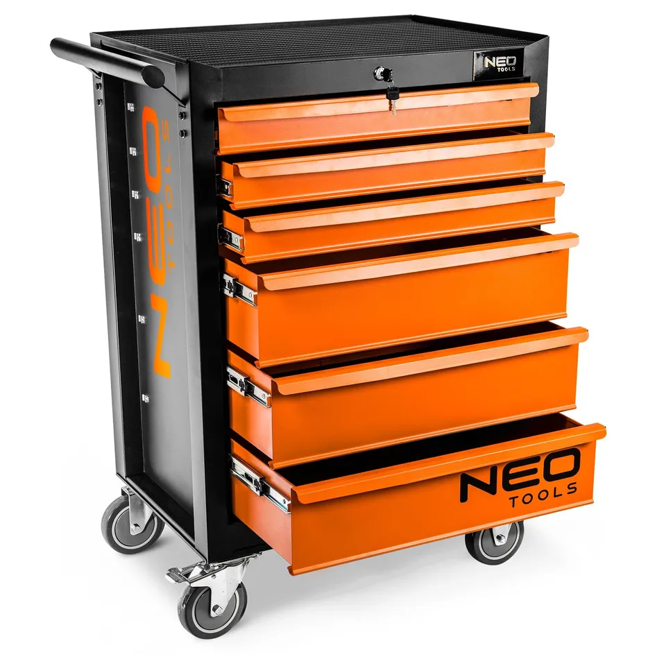NEO TOOLS 84-221 armoire à outils 6 tiroirs orange 280 kg