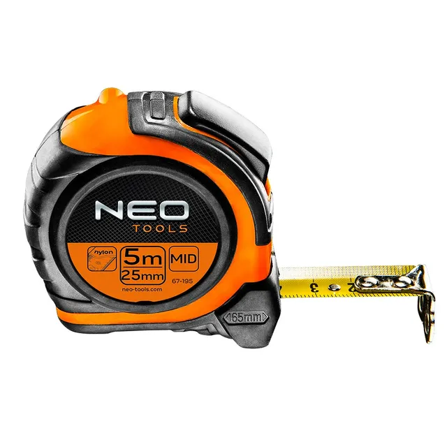 NEO TOOLS Mètre Ruban 5 m x 25 mm Aimanté Acier