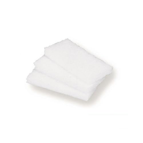Mondelin lot 3 tampons abrasifs blanc ponçage fin
