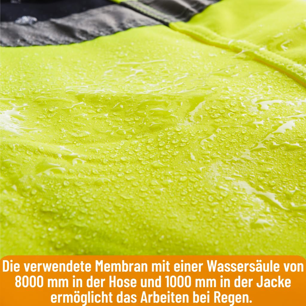 NEO TOOLS 81-721 veste haute visibilité jaune fluo imperméable