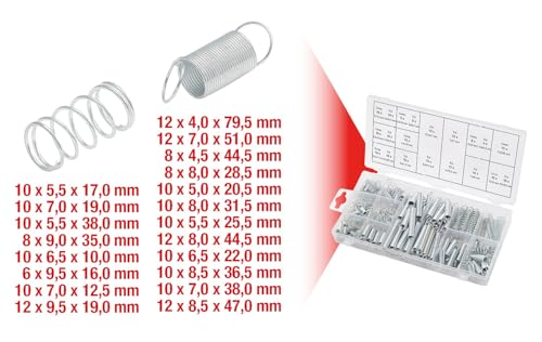 KS Tools 970.0010 assortiment ressorts 200 pièces atelier