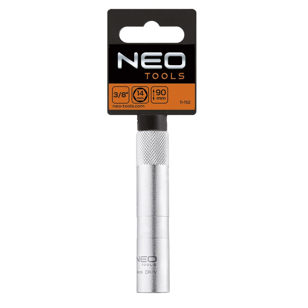 NEO TOOLS douille bougie 14x90 mm 3/8 12 pans CrV