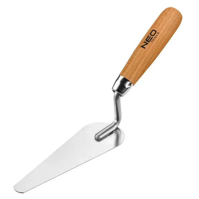 NEO TOOLS truelle langue de chat inox 165 mm manche bois