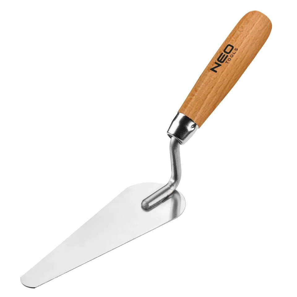 NEO TOOLS truelle langue de chat inox 165 mm manche bois