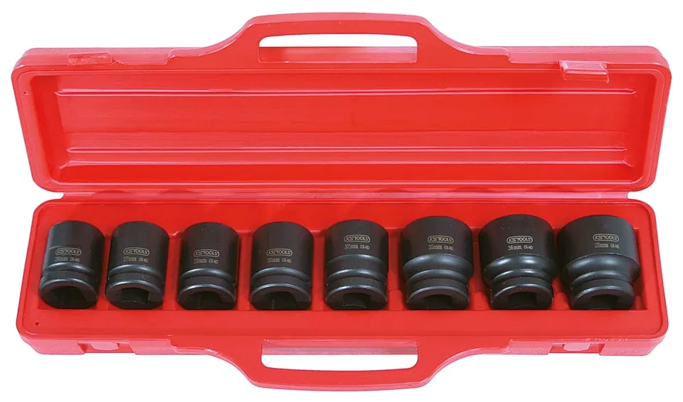 KS Tools 515.0208 coffret douilles à chocs 3/4" 8 pièces chrome-molybdène