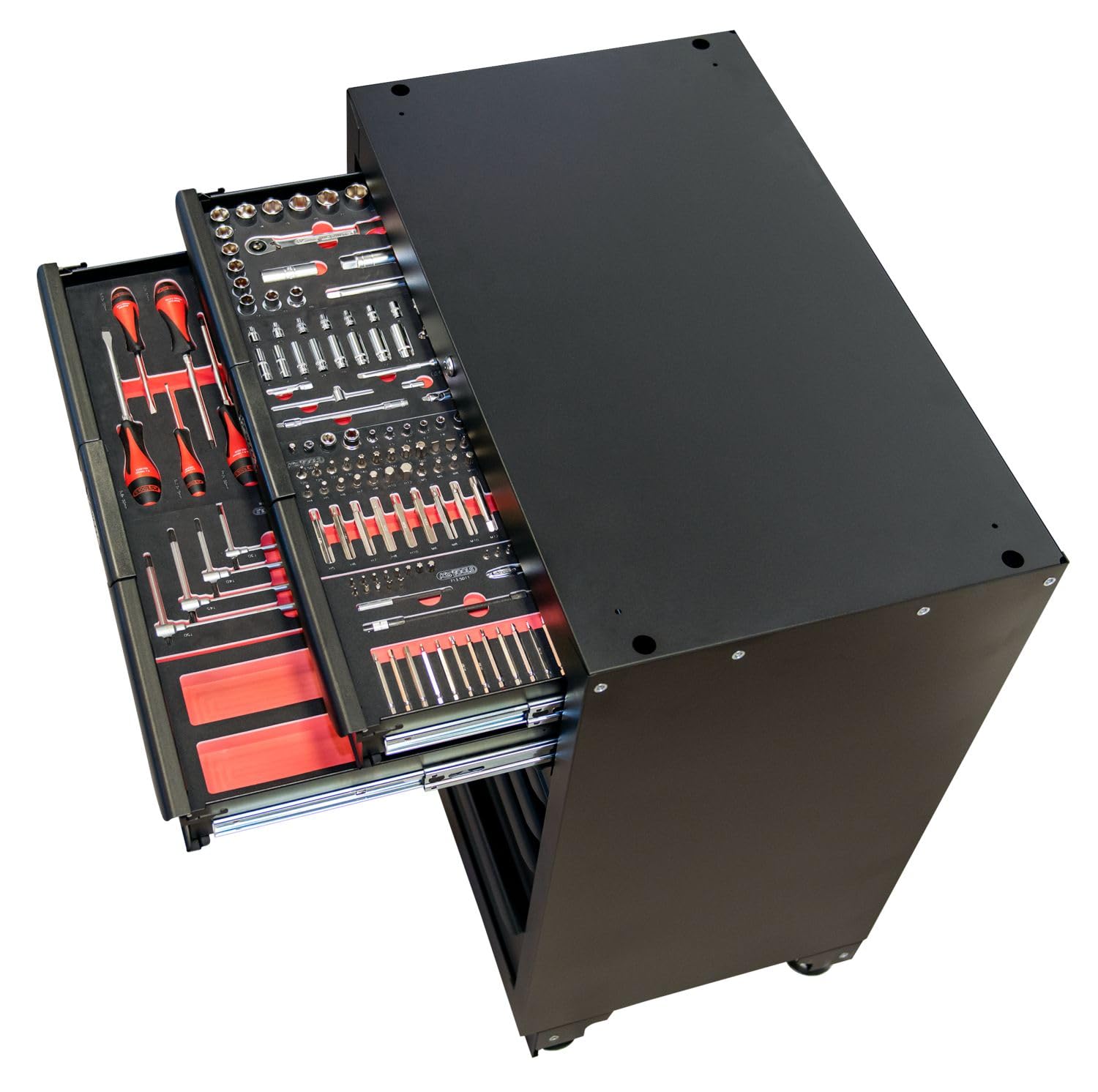 KS Tools 810.8002 bloc 7 tiroirs 34" acier à roulements