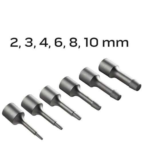 NEO TOOLS extracteurs de vis 2-10 mm coffret 6 pièces CrMo
