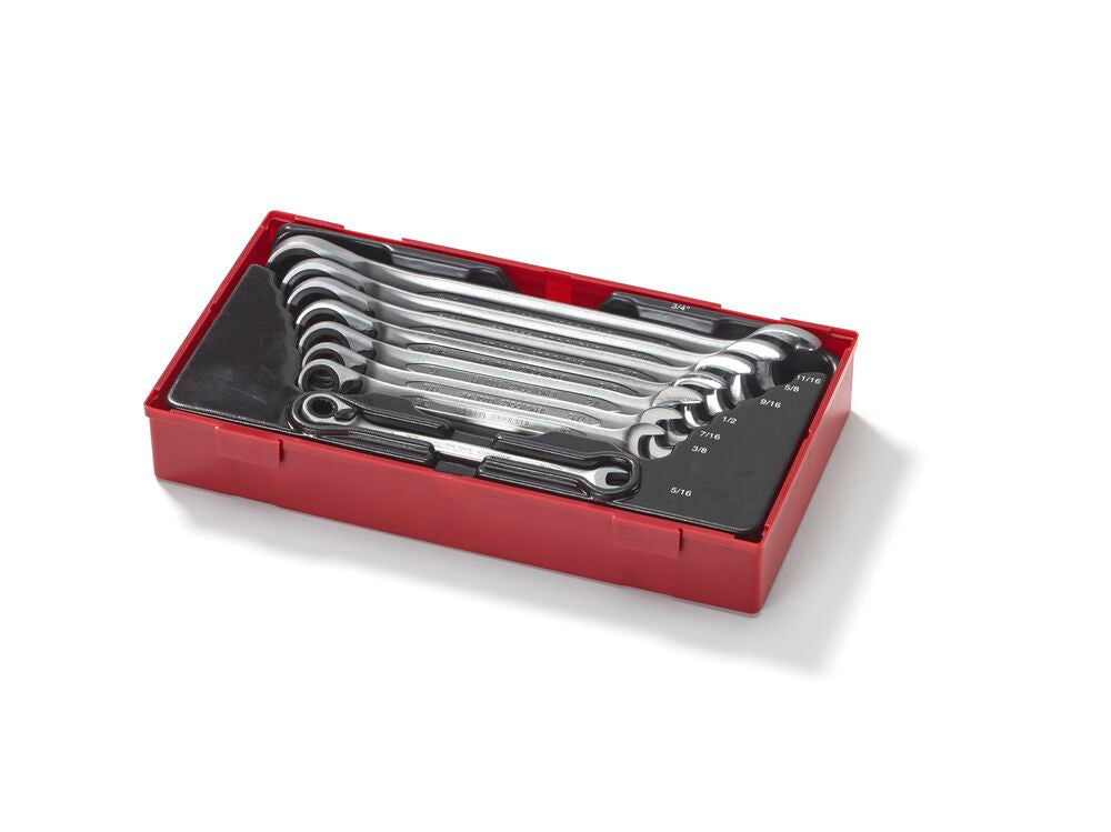 Teng Tools TT1 jeu clés mixtes à cliquet pouces 8 pièces