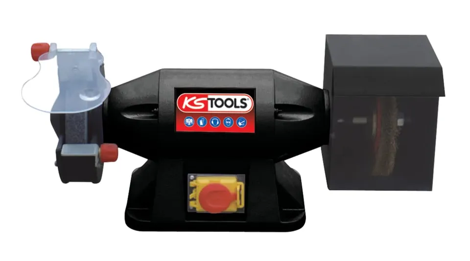 KS Tools Touret 900 W Meule Brosse 200 mm affûtage atelier