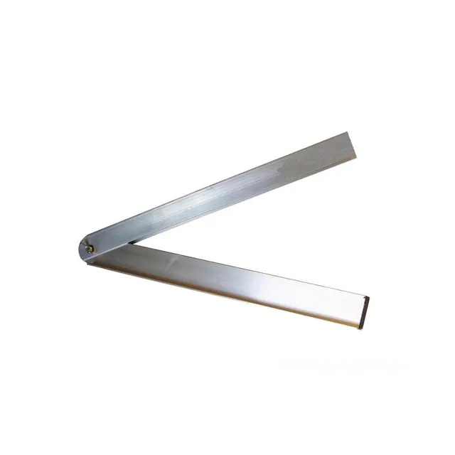 Mondelin fausse équerre à talon alu 50 cm argent