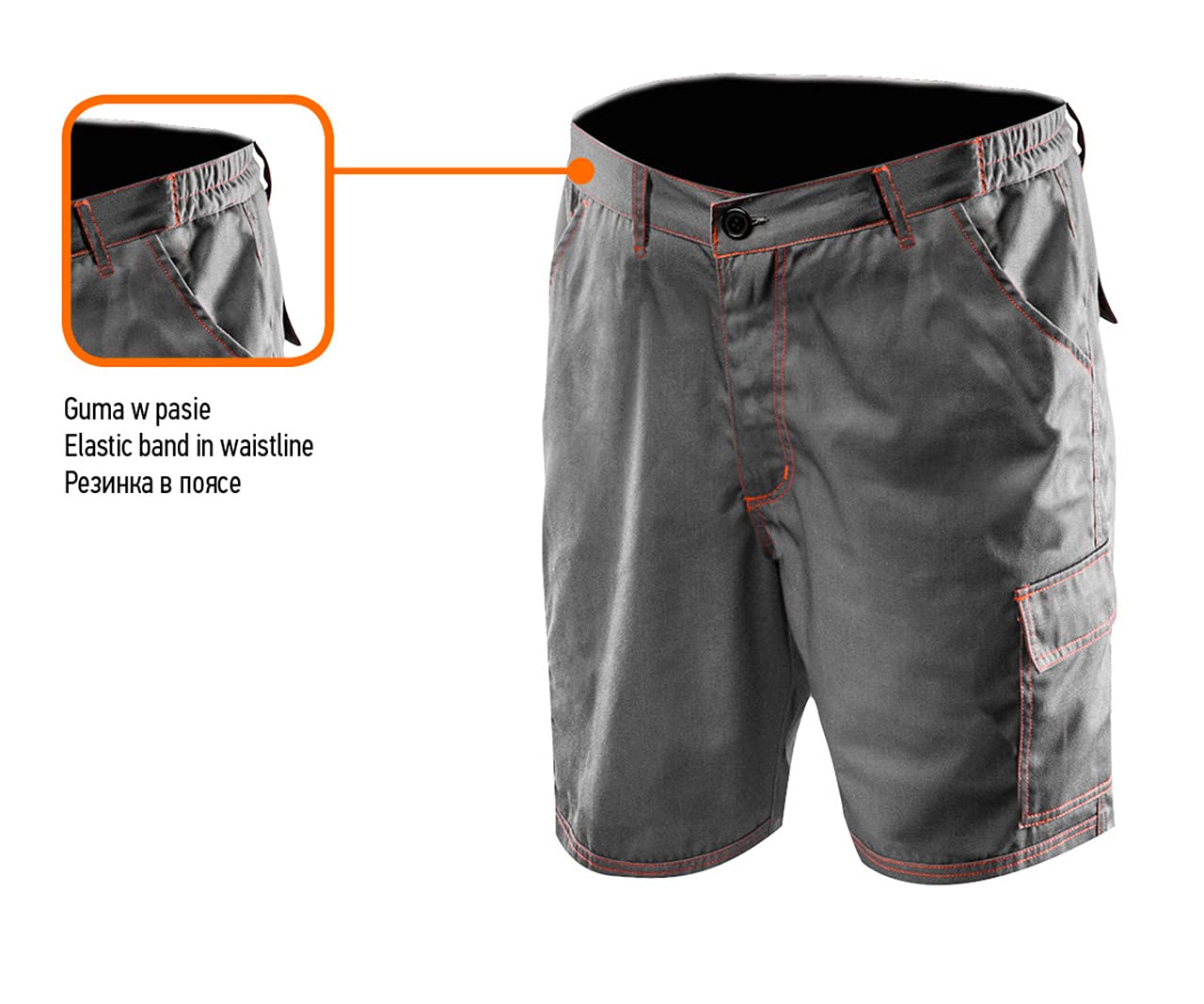 NEO TOOLS short travail été basique taille S