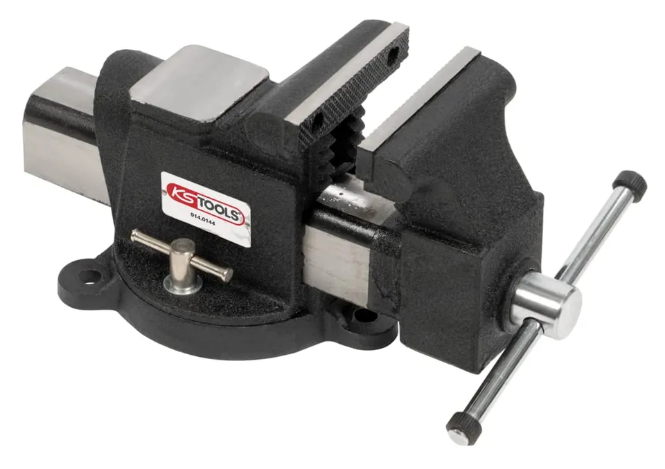 KS Tools 914.0144 étau mors parallèles 100 mm tournant