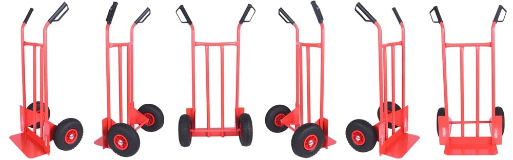 KS Tools 160.0225 diable à roues gonflables 250 kg acier