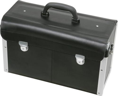 KS TOOLS 850.0310 valise outils cuir 420 mm 18 casiers