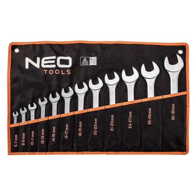 NEO TOOLS 09-852 jeu 12 clés mixtes 6-32 mm
