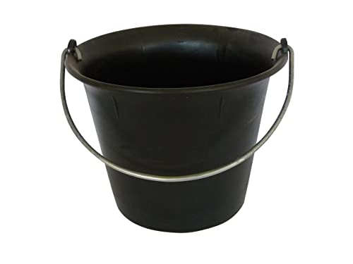 Mondelin 341020 Seau Maçon 11 L Noir Lot 10