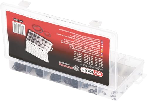 KS Tools 970.0100 assortiment circlips externes 300 pièces 3-32 mm