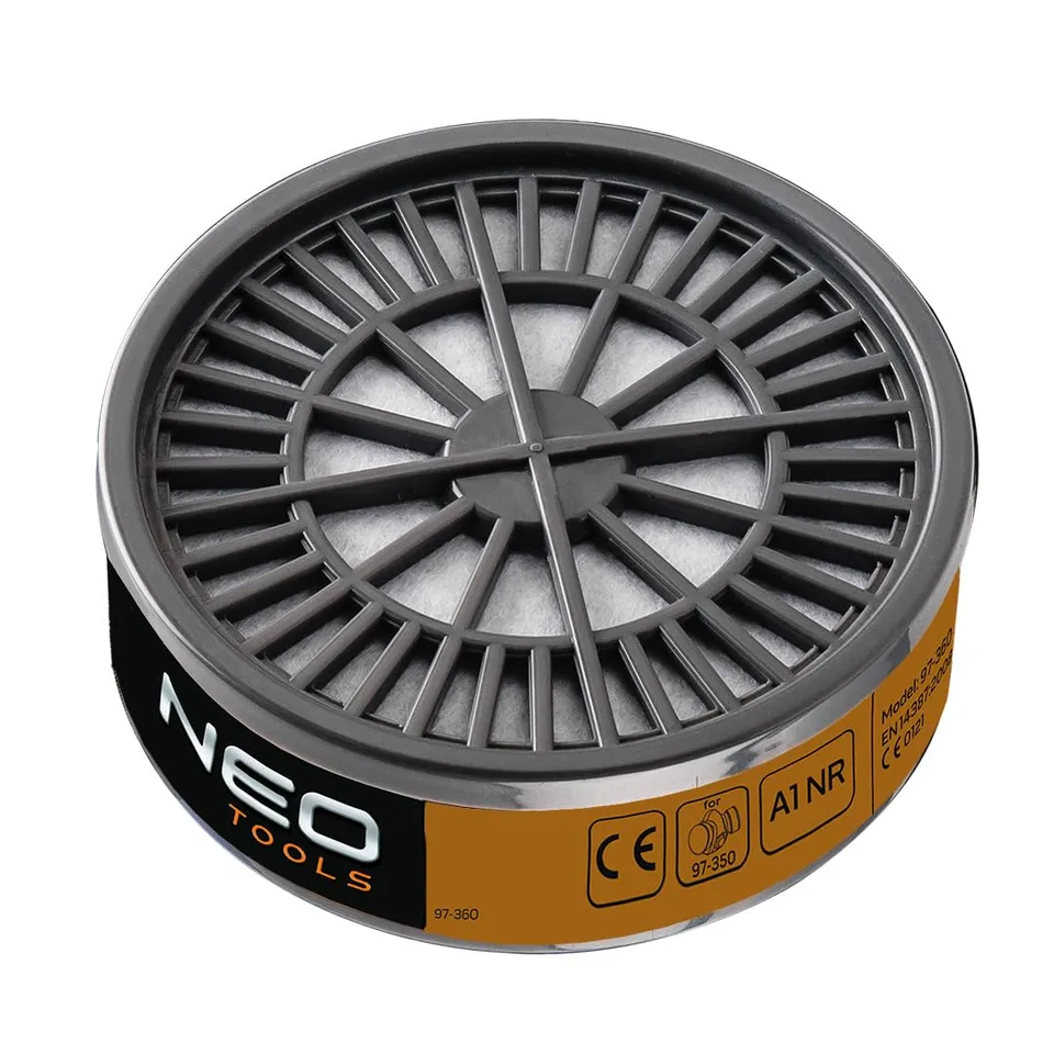 NEO TOOLS filtre A1 NR anti-gaz pour demi-masque