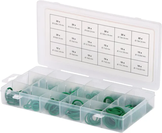KS Tools 970.0340 Joints toriques clim HNBR 270 pièces