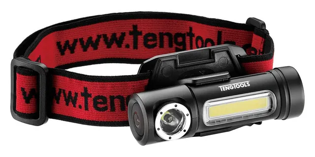 Teng Tools Lampe frontale LED 400 lm rechargeable