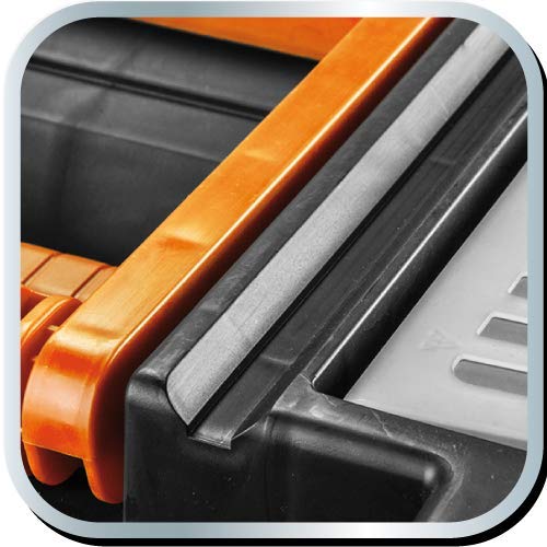 NEO TOOLS Servante d'atelier mobile 3 parties noir orange