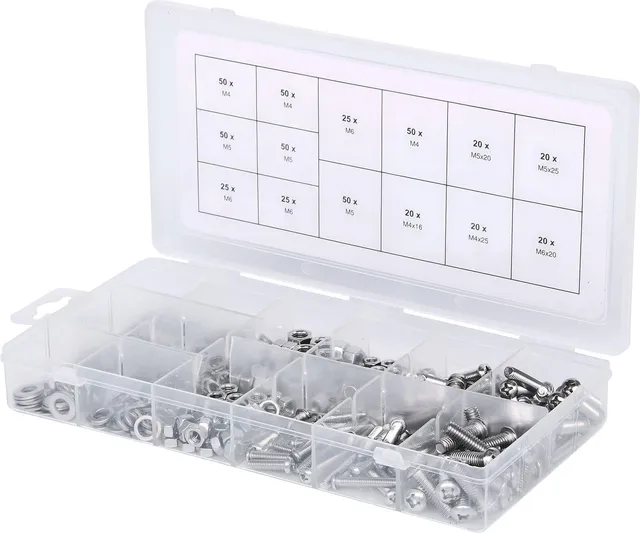 KS Tools 970.0510 assortiment vis inox 475 pcs atelier