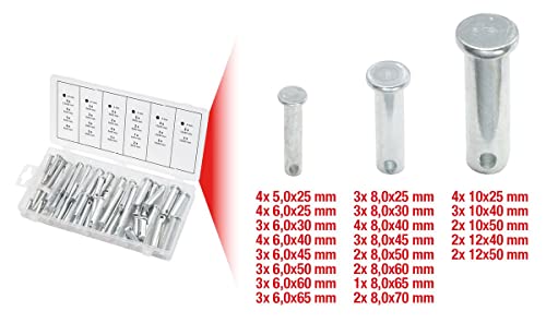 KS Tools 970.0210 assortiment goupilles sécurité 60 pièces