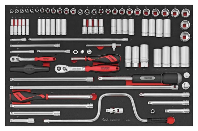 Teng Tools FOAM4X4 coffret douilles 86 pièces